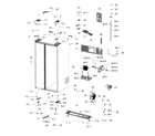 Samsung RH30H9500SR/AA-00 cabinet diagram