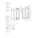 Samsung RH30H9500SR/AA-00 door-fridge diagram