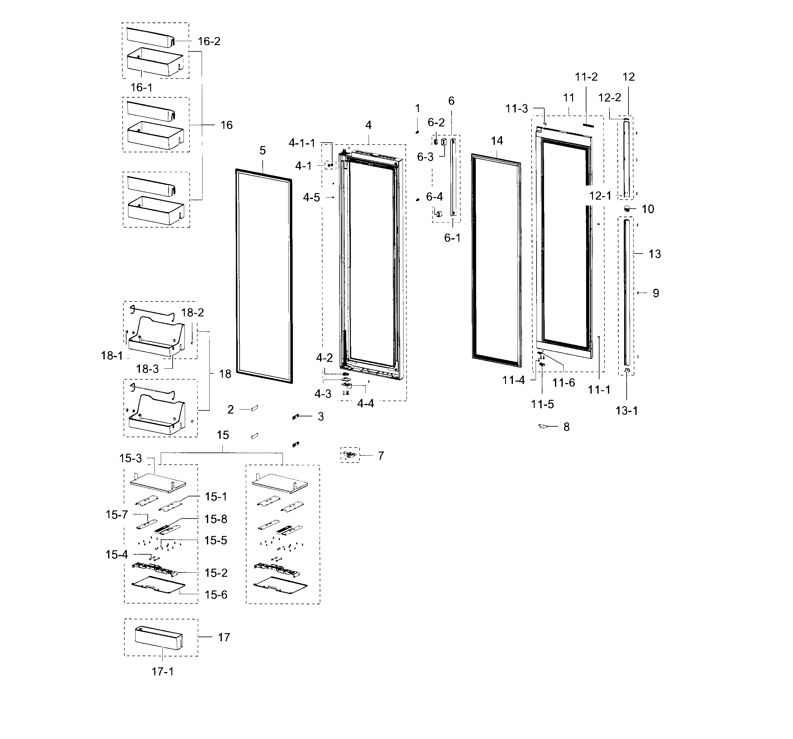 Door-fridge