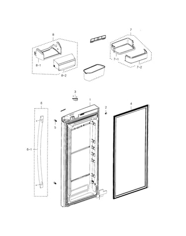 Fridge door r