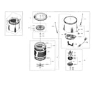 Samsung WA45H7000AW/A2-01 tub parts diagram