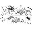 Bosch SHX8PT55UC/01 rack assy diagram
