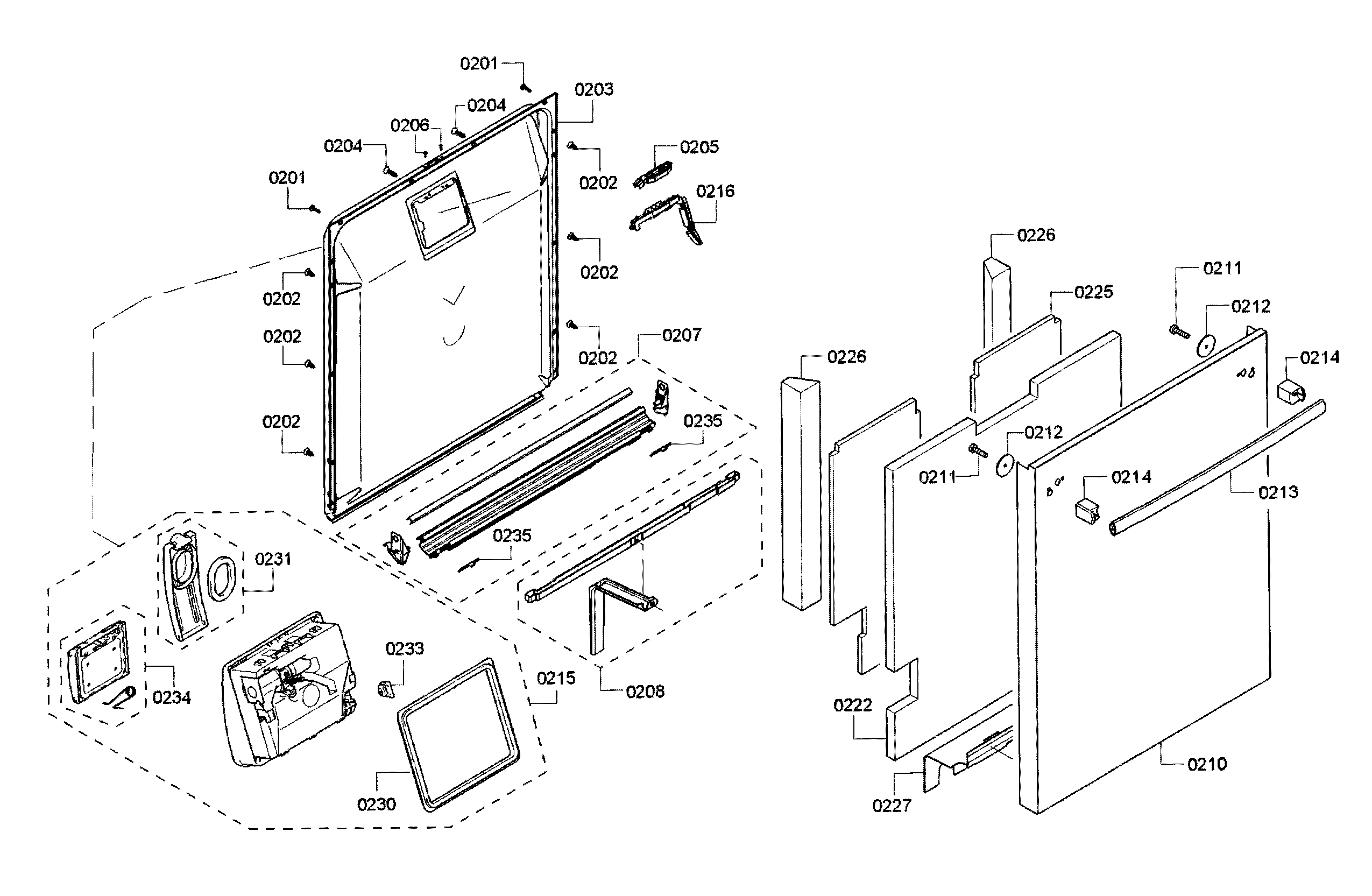 Door assy
