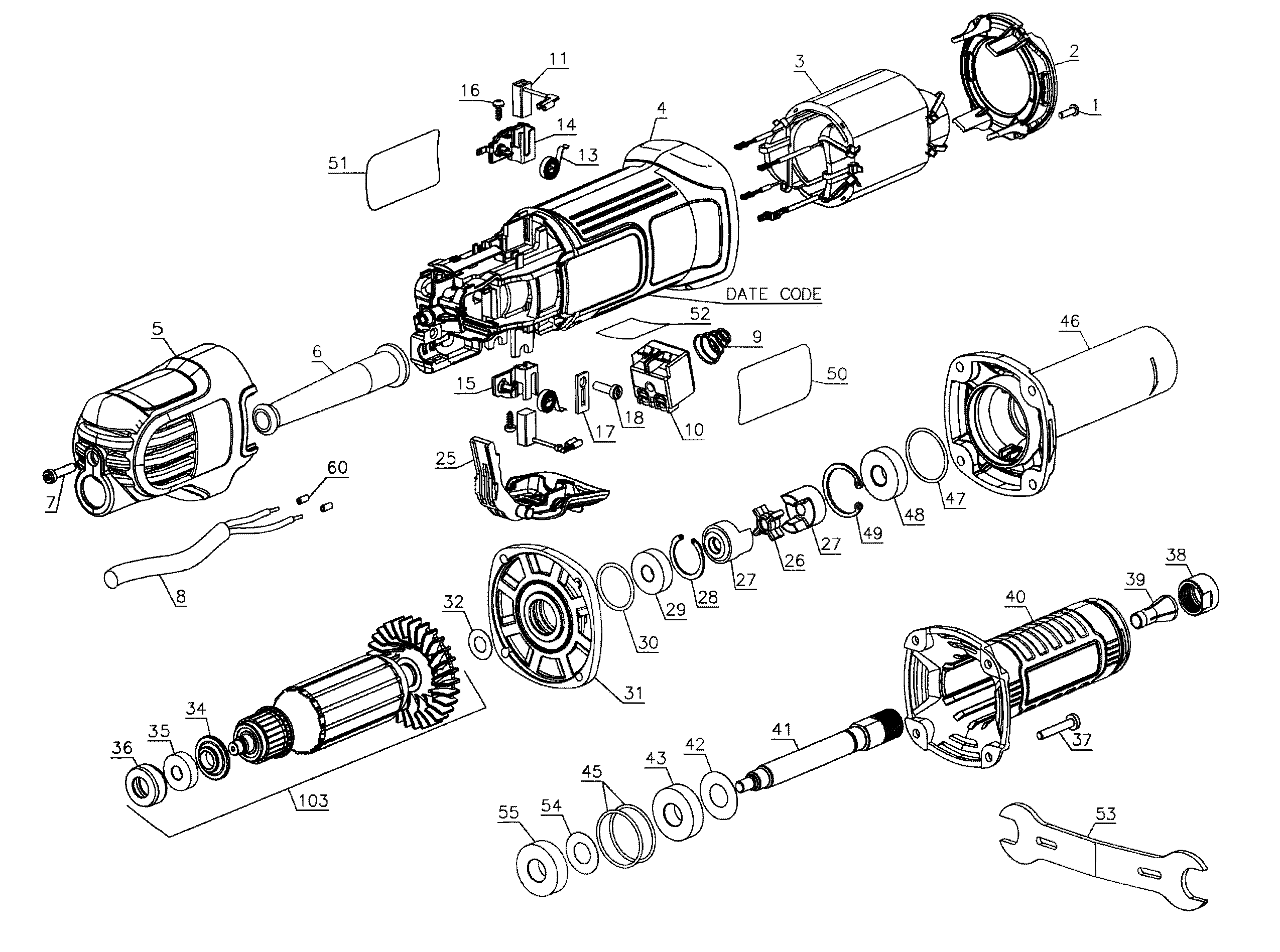 Grinder assy