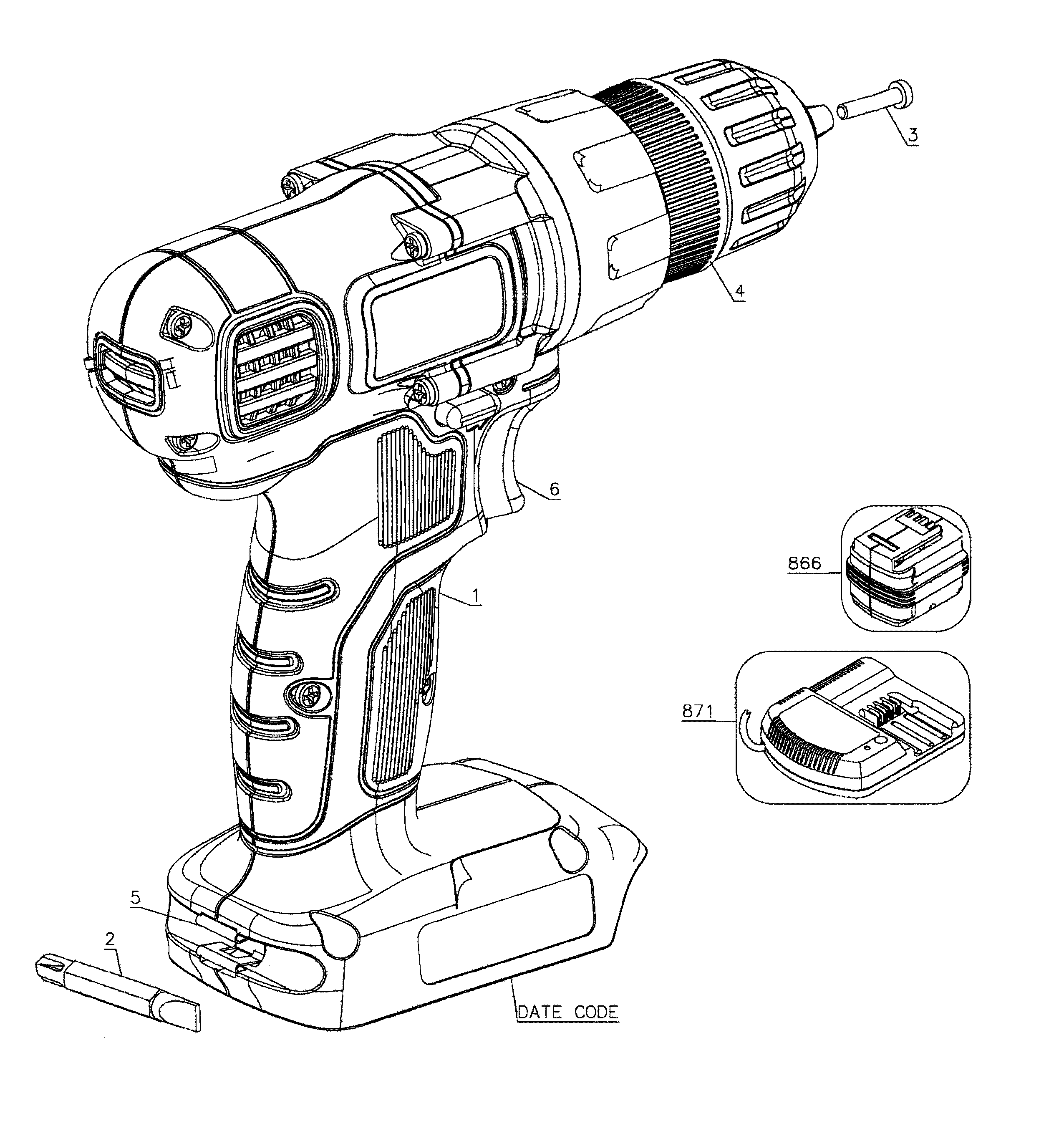 Drill assy