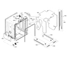 Bosch SHX3AR75UC/21 frame & cavity diagram