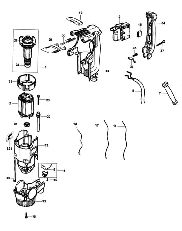Motor & handle