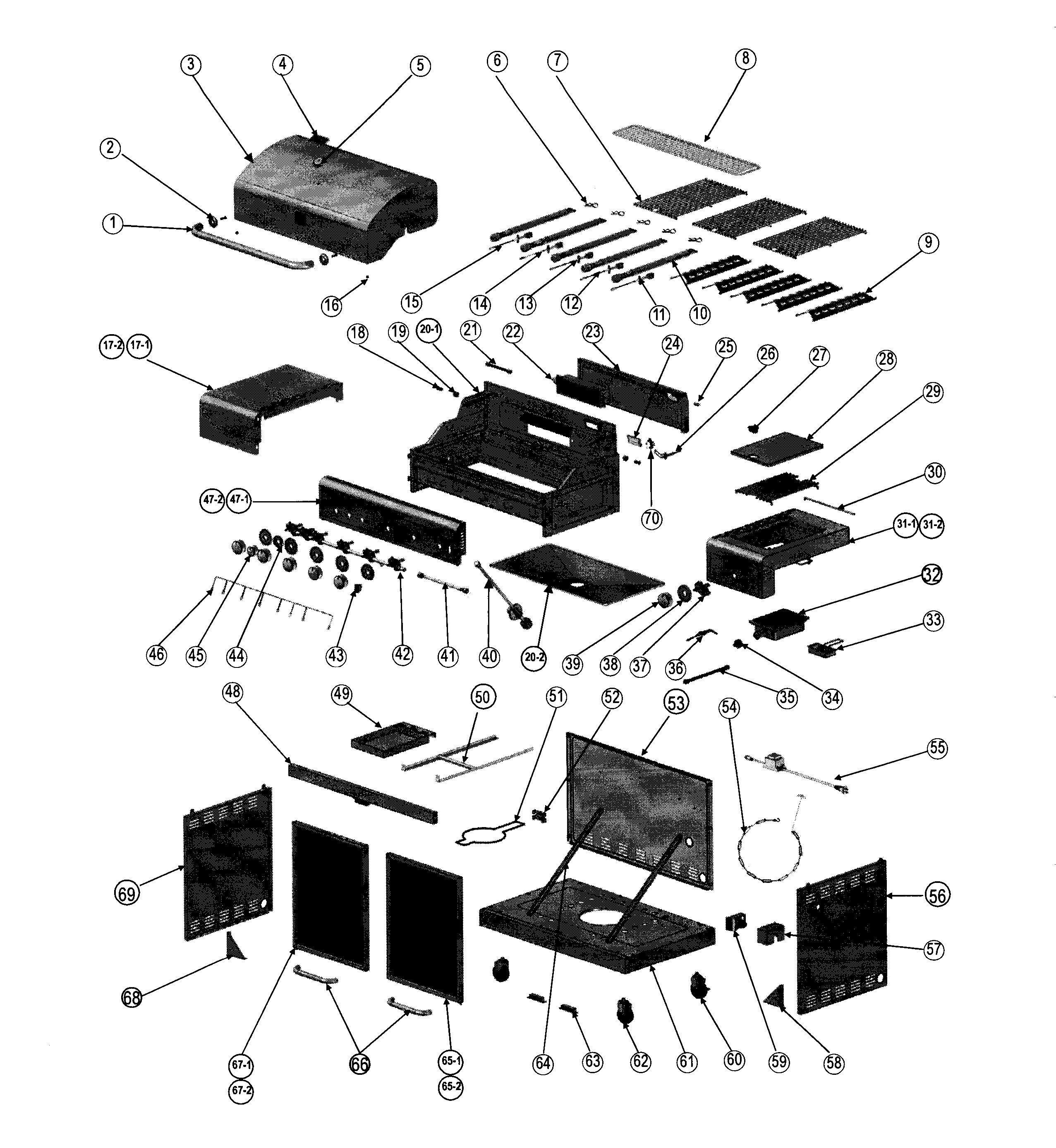 Grill assy