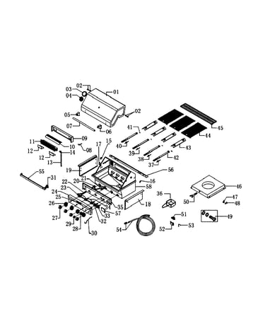 Grill assy