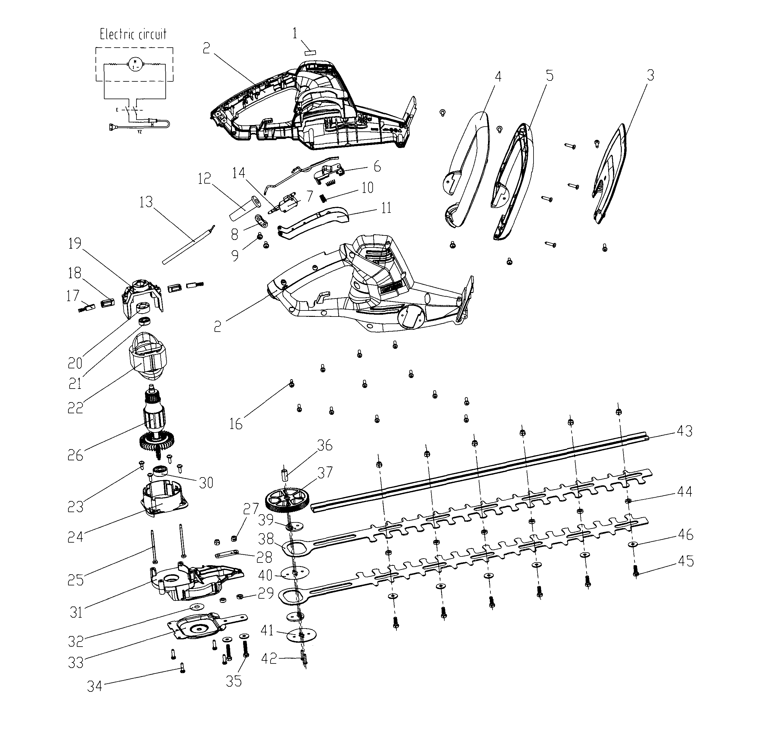 Trimmer assy