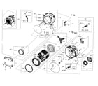Samsung WF433BTGJWR/A2-00 tub & drum diagram