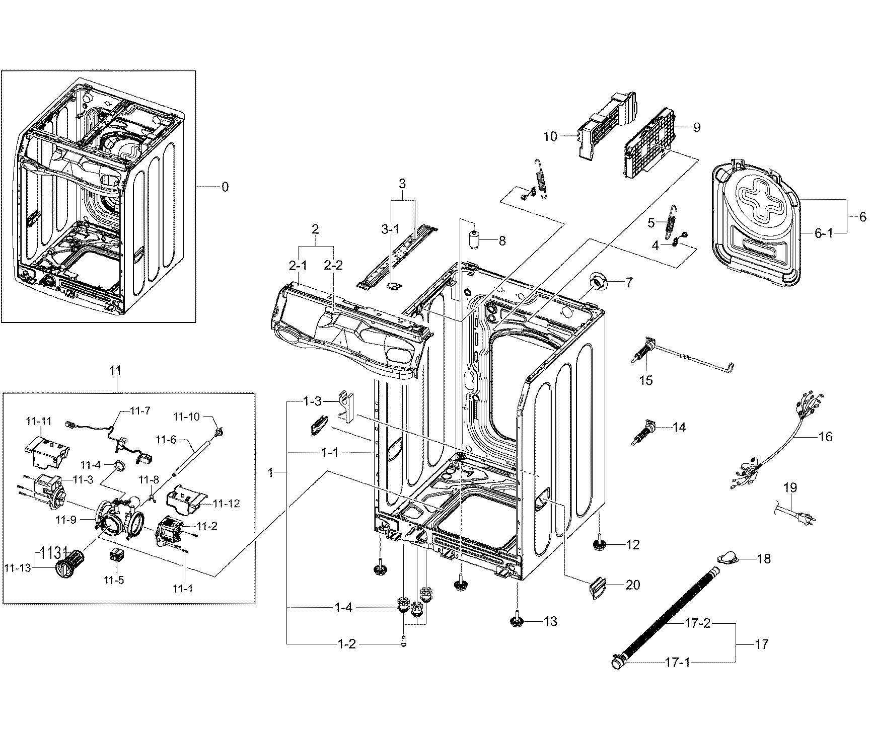 Frame & cover parts