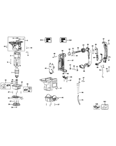 Motor & handle