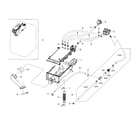 Samsung WF405ATPAWR/A2-00 drawer housing diagram