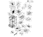 Samsung RF263TEAEWW/AA-00 fridge diagram