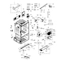 Samsung RF263TEAEWW/AA-00 cabinet diagram