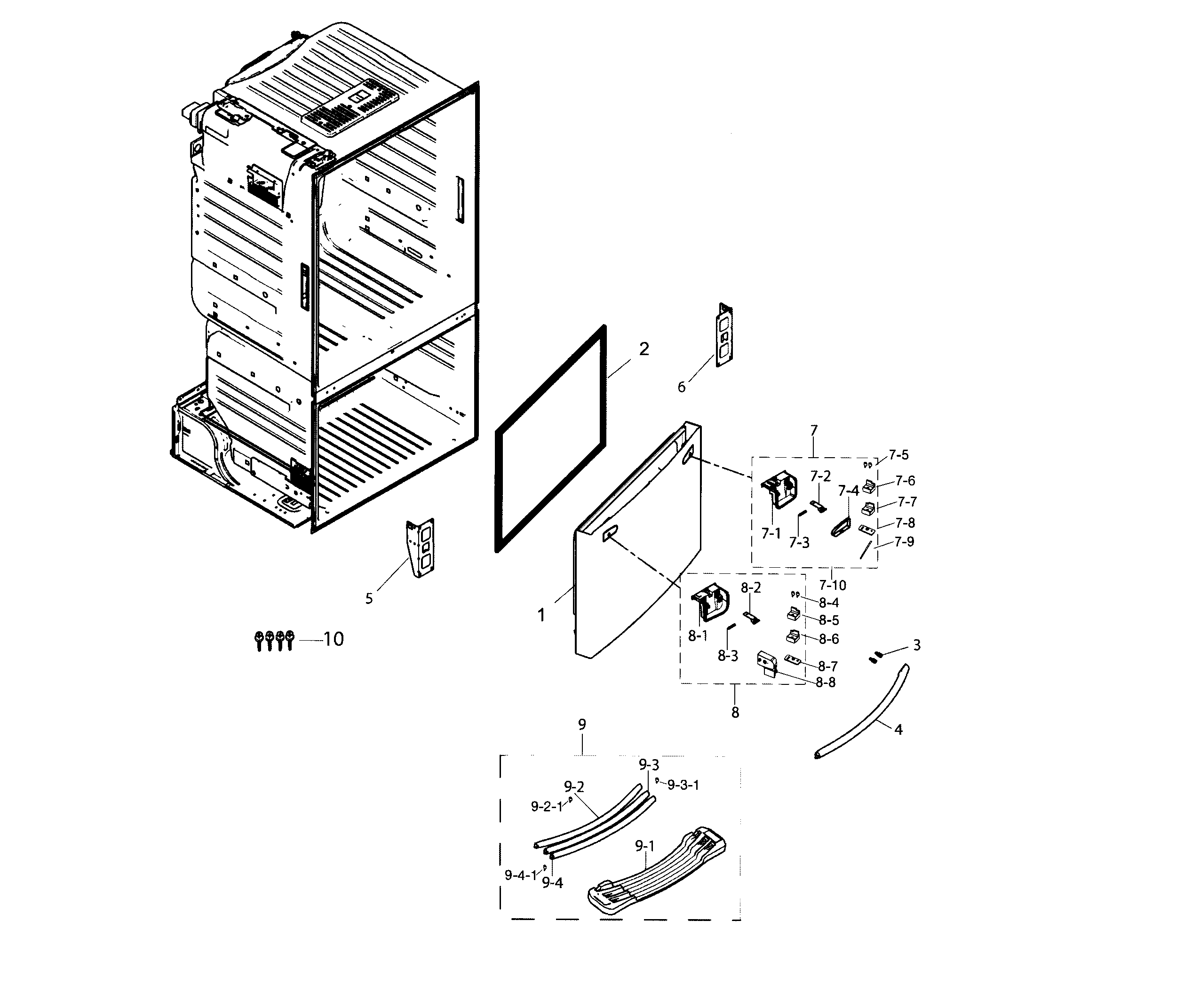 DOOR-FREEZER