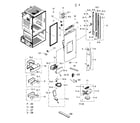 Samsung RF263TEAEWW/AA-00 door l diagram