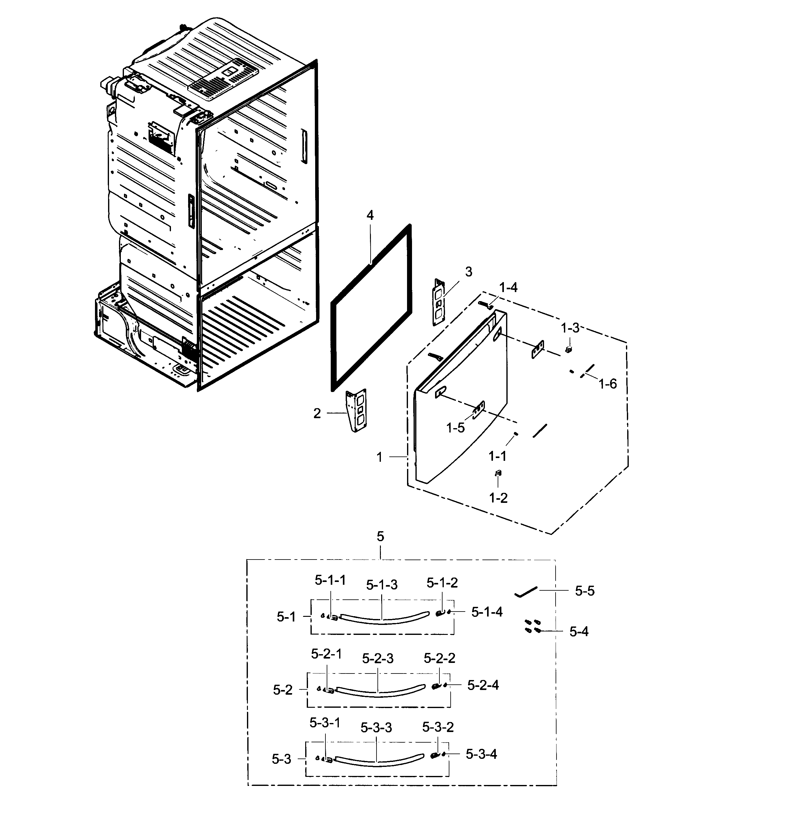Door-freezer
