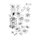 Samsung RF263TEAESR/AA-00 fridge diagram