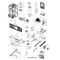 Samsung RF26HFENDSR/AA-00 cabinet diagram