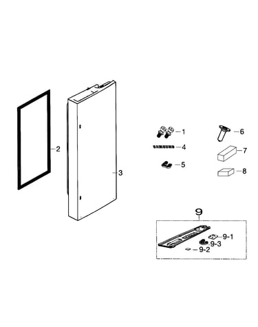 Fridge right door