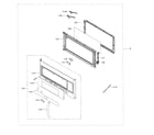 Samsung ME20H705MSS/AA-01 door diagram