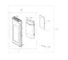 Samsung ME20H705MSS/AA-01 control panel diagram