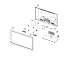 Samsung UN40H5003AFXZA-ID01 main assy diagram