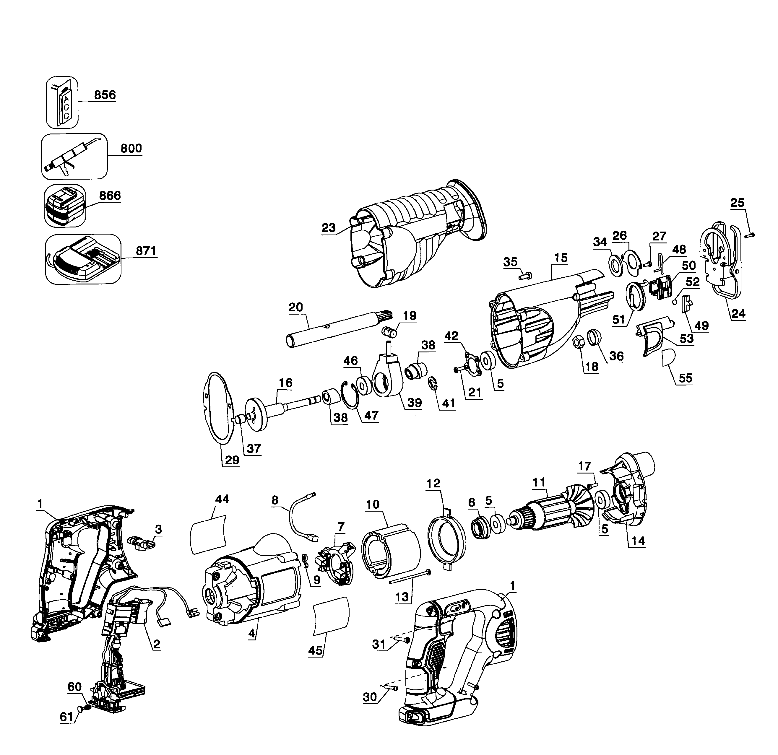 Saw assy