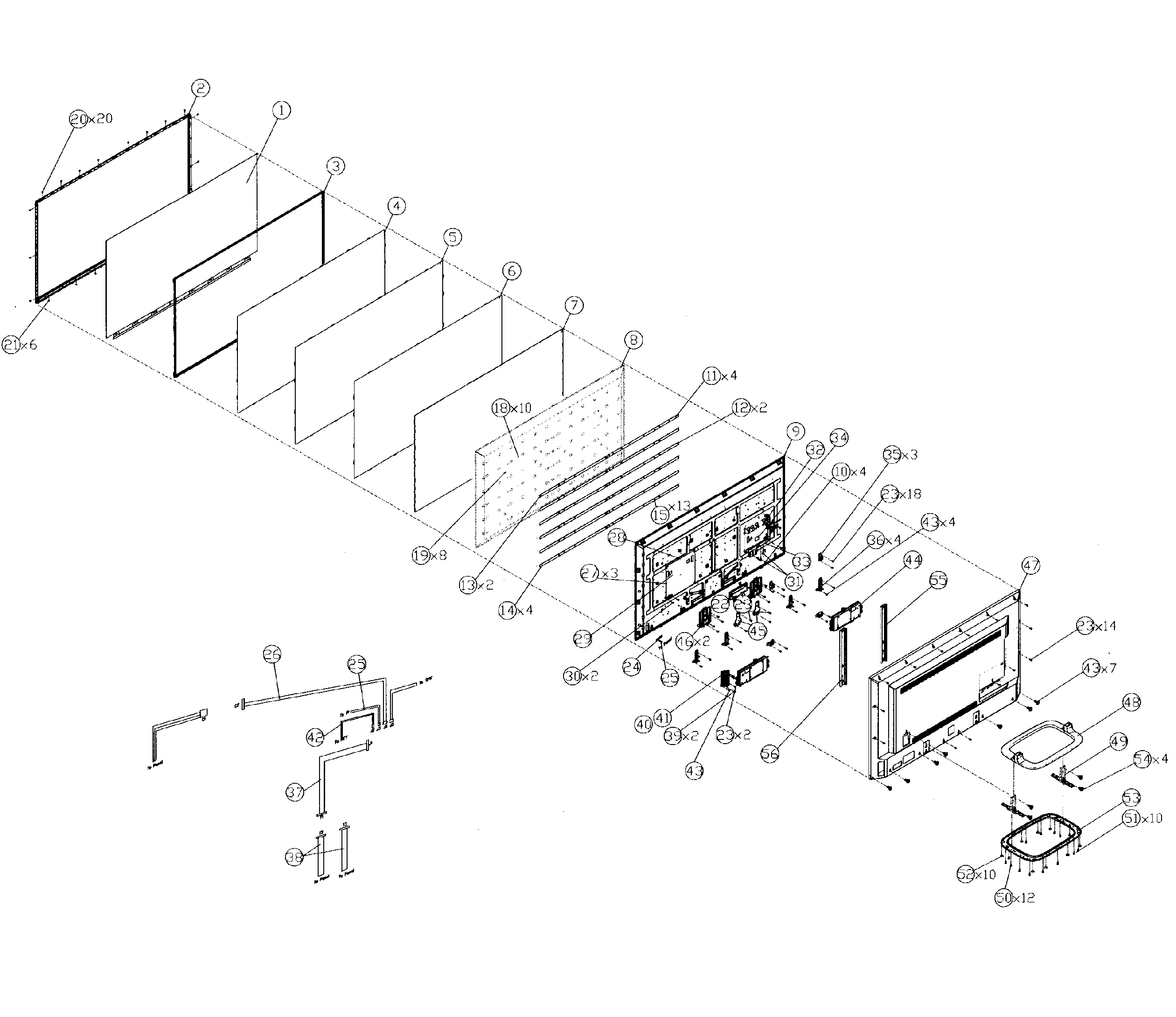 Cabinet parts