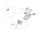 Samsung WF433BTGJWR/A1-00 drawer diagram