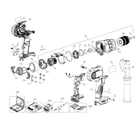DeWalt DCD985B TYPE 2 drill hammer assy diagram