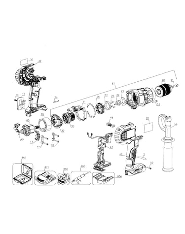 Drill hammer assy