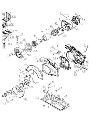 Saw assy