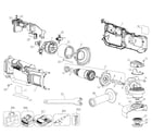 DeWalt DCG412B TYPE 2 saw assy diagram