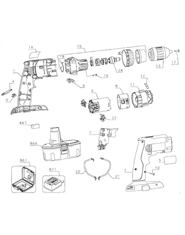 Drill assy