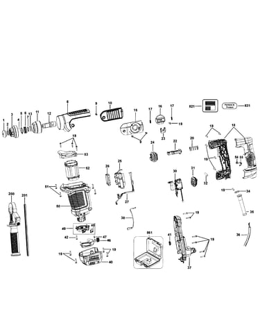 Drill assy