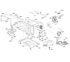 Siemens HF35M630/01 main assy diagram