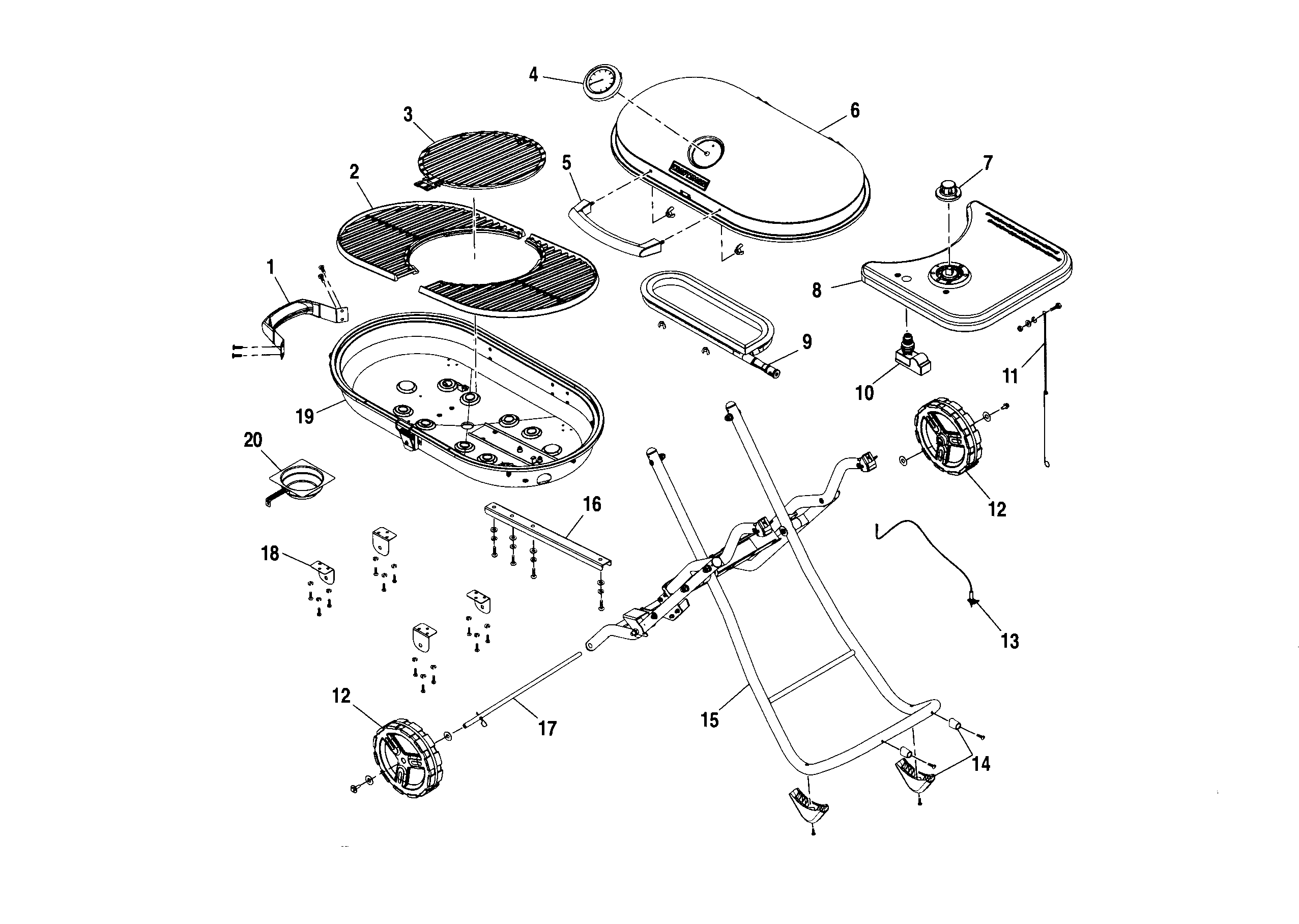 Grill assy