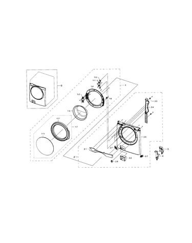 Frame front & door