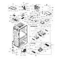 Samsung RF25HMEDBBC/AA-01 refrigerator / icemaker diagram