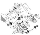 Black & Decker MM2000 TYPE 1 lawn mower diagram