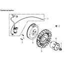 Generac 006673-0 flywheel & ignition diagram