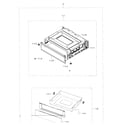Samsung NE594R0ABSR/AA-01 drawer diagram