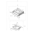 Samsung NE595R0ABBB/AA-01 drawer diagram
