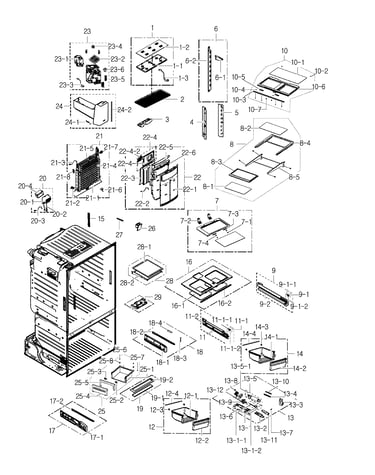 Fridge assy