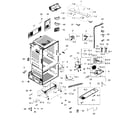 Samsung RF23HCEDBSR/AA-00 cabinet assy diagram