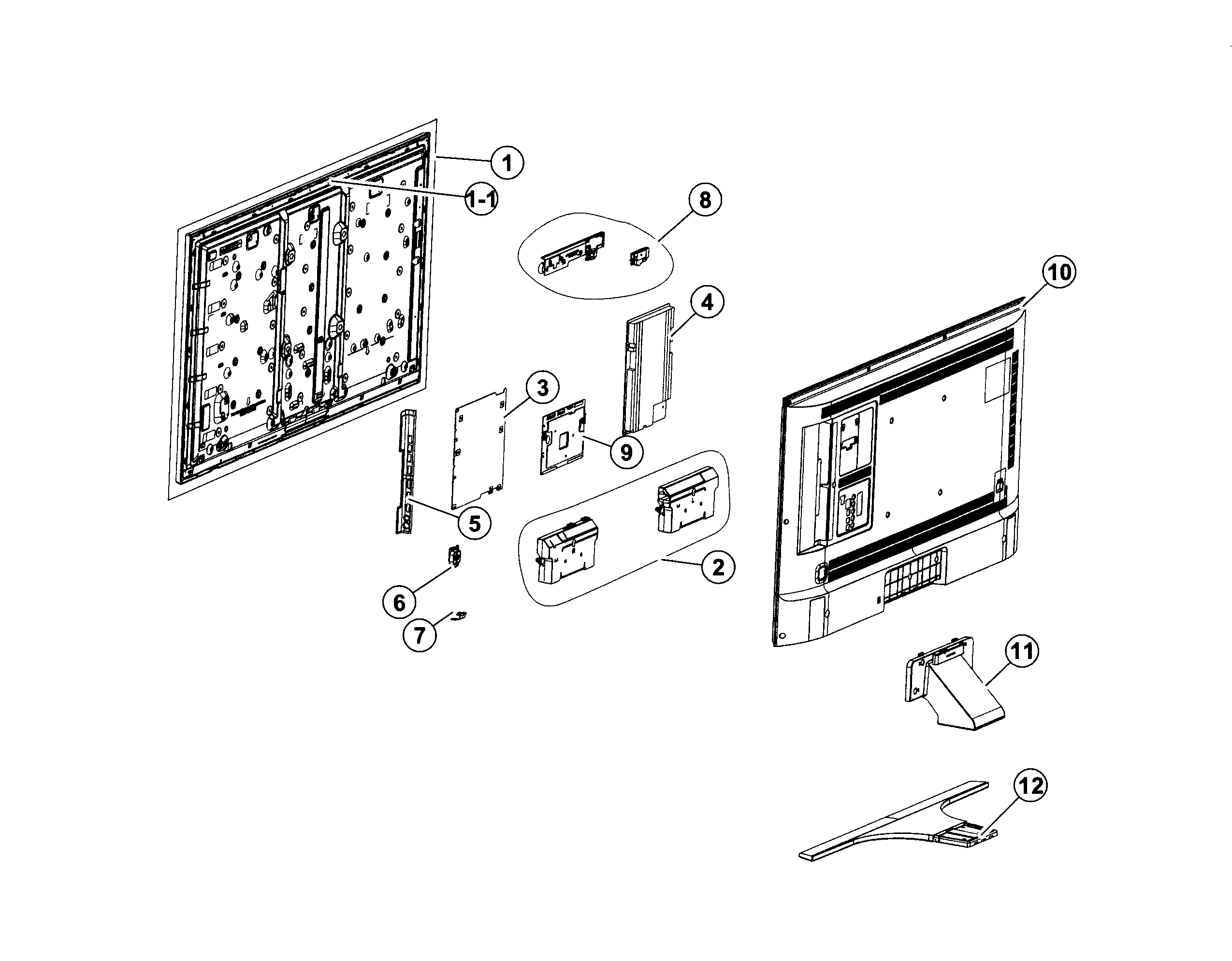 CABINET TV