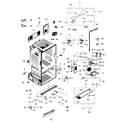 Samsung RF23HCEDBWW/AA-06 cabinet diagram